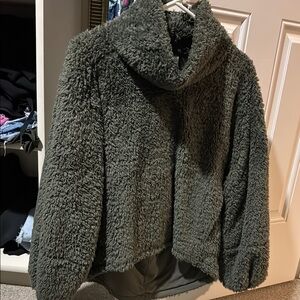 Cozy Green Fleece Jacket